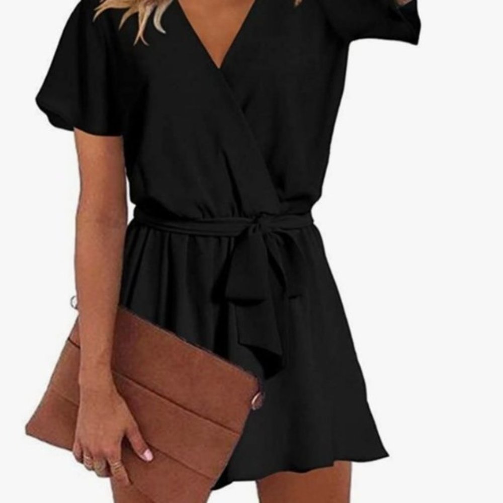 SUMMER V NECK JUMPSUIT ROMPER